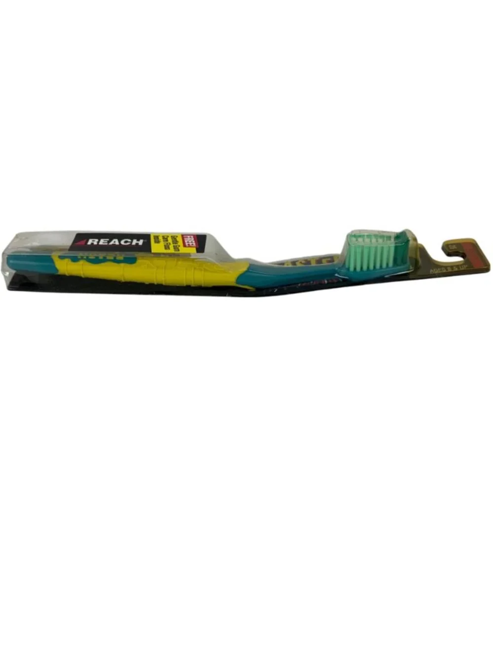 Reach Plaque Blaster Soft Toothbrush Gentle Tip & Free Gum Care Floss 1996
